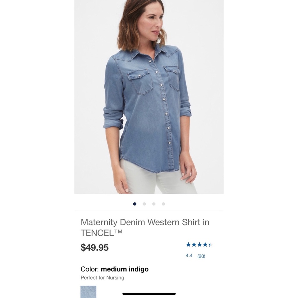 Maternity Denim Shirt